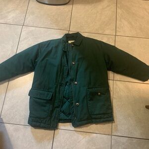 Women’s Eddie Bauer Forest Green Canvas Down Jacket